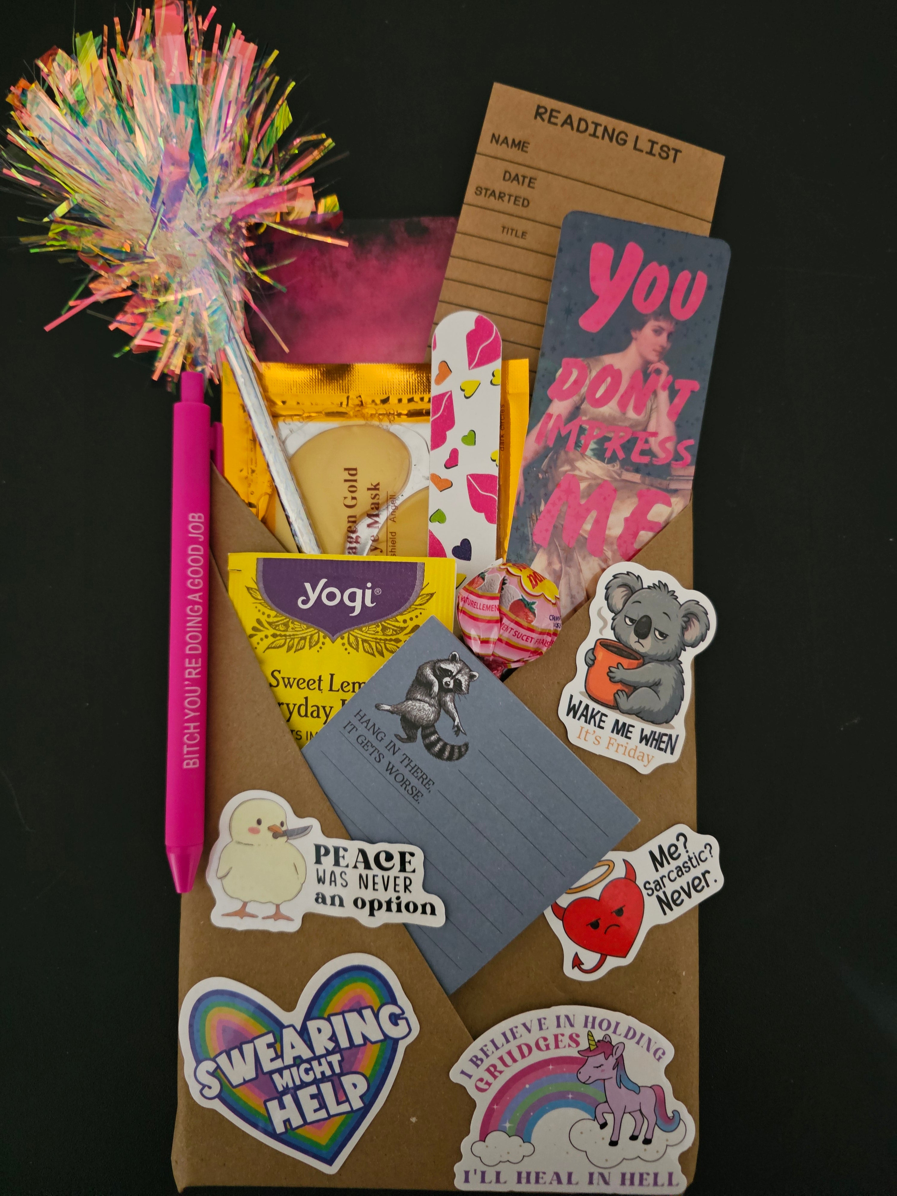 Sarcastic Mystery Bundles for the friends with no filter!